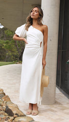 Suzie Midi Dress - White