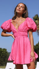 Casey Mini Dress - Pink