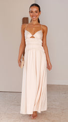 Elle Maxi Dress - Champagne