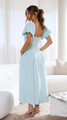 Christina Maxi Dress - Blue