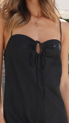 Neri Midi Dress - Black