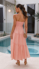 Cove Midi Dress - Apricot