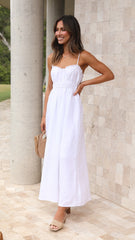 Cleo Maxi Dress - White