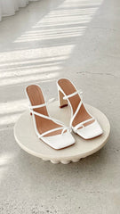 Reyna Heel - White
