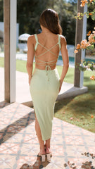 Chloe Midi Dress - Matcha