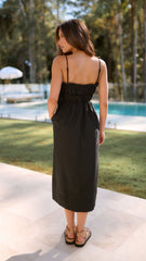 Jessica Midi Dress - Black