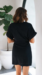 Solena Mini Dress - Black