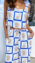 Annie Crop - Shell Print