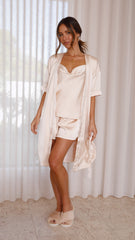 Harper Mini Robe - Champagne
