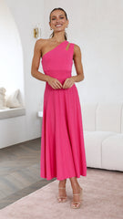 Nadia Midi Dress - Pink