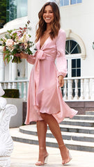 Starry Nights Dress - Soft Pink