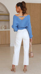 Posse Knit Top - Cobalt Blue