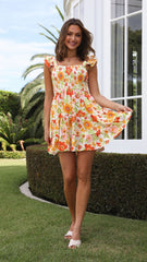 Cari Mini Dress - Woodstock