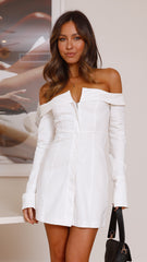 Romi Mini Dress - White