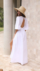 Aura Maxi Dress - White