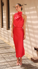 Esther Maxi Dress - Red