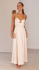 Elle Maxi Dress - Champagne