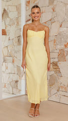 Galina Maxi Dress - Yellow