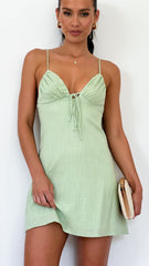 Coco Mini Dress - Sage