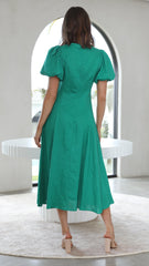 Blaire Midi Dress - Green