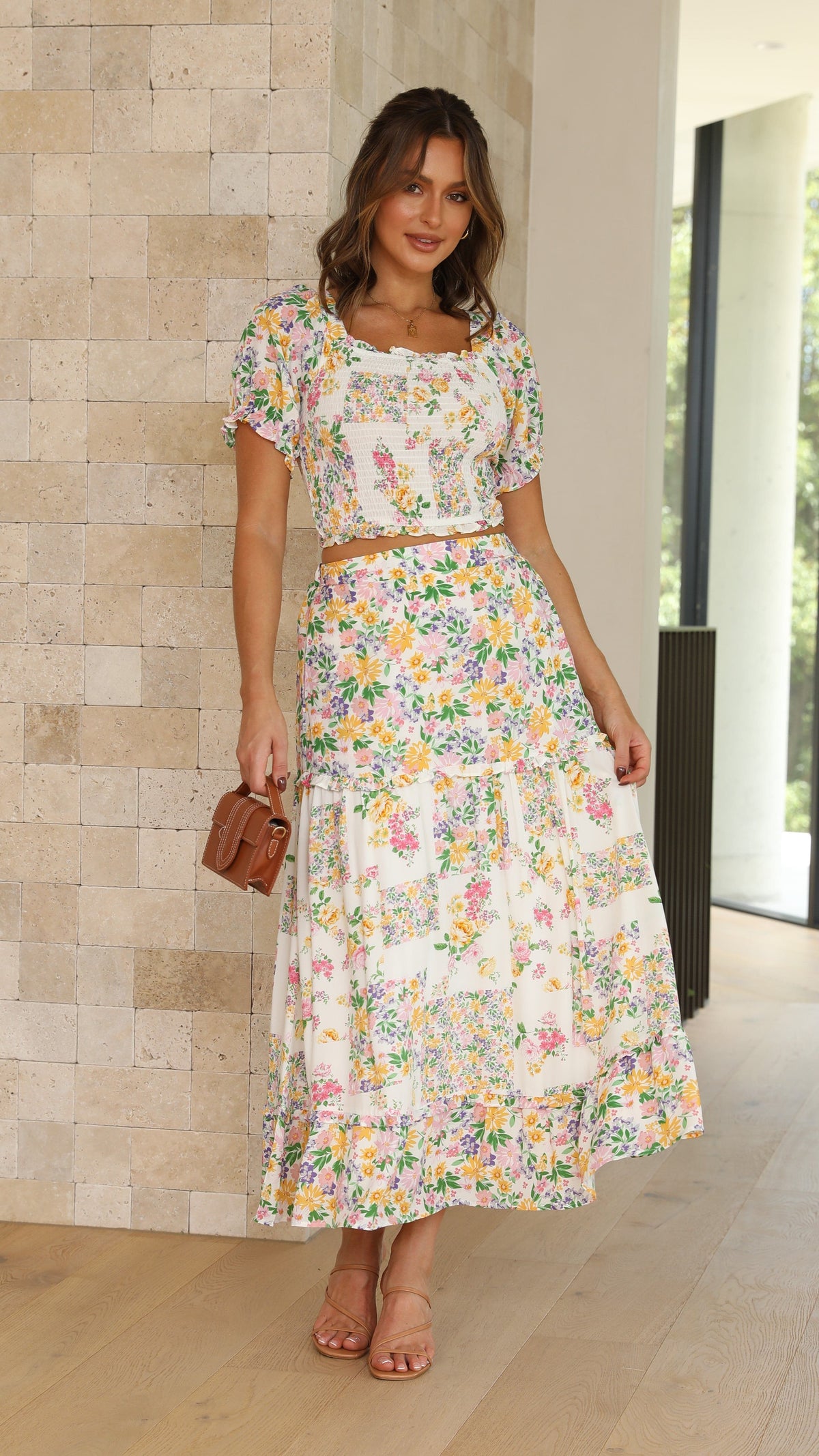 Kelsa Maxi Skirt - Multi Floral