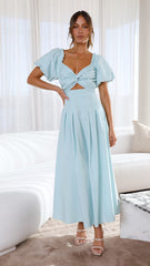 Christina Maxi Dress - Blue