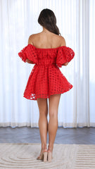 Malery Mini Dress - Red