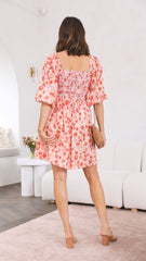 Saskia Mini Dress - Pink