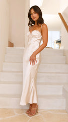 Saskia Maxi Dress - Champagne