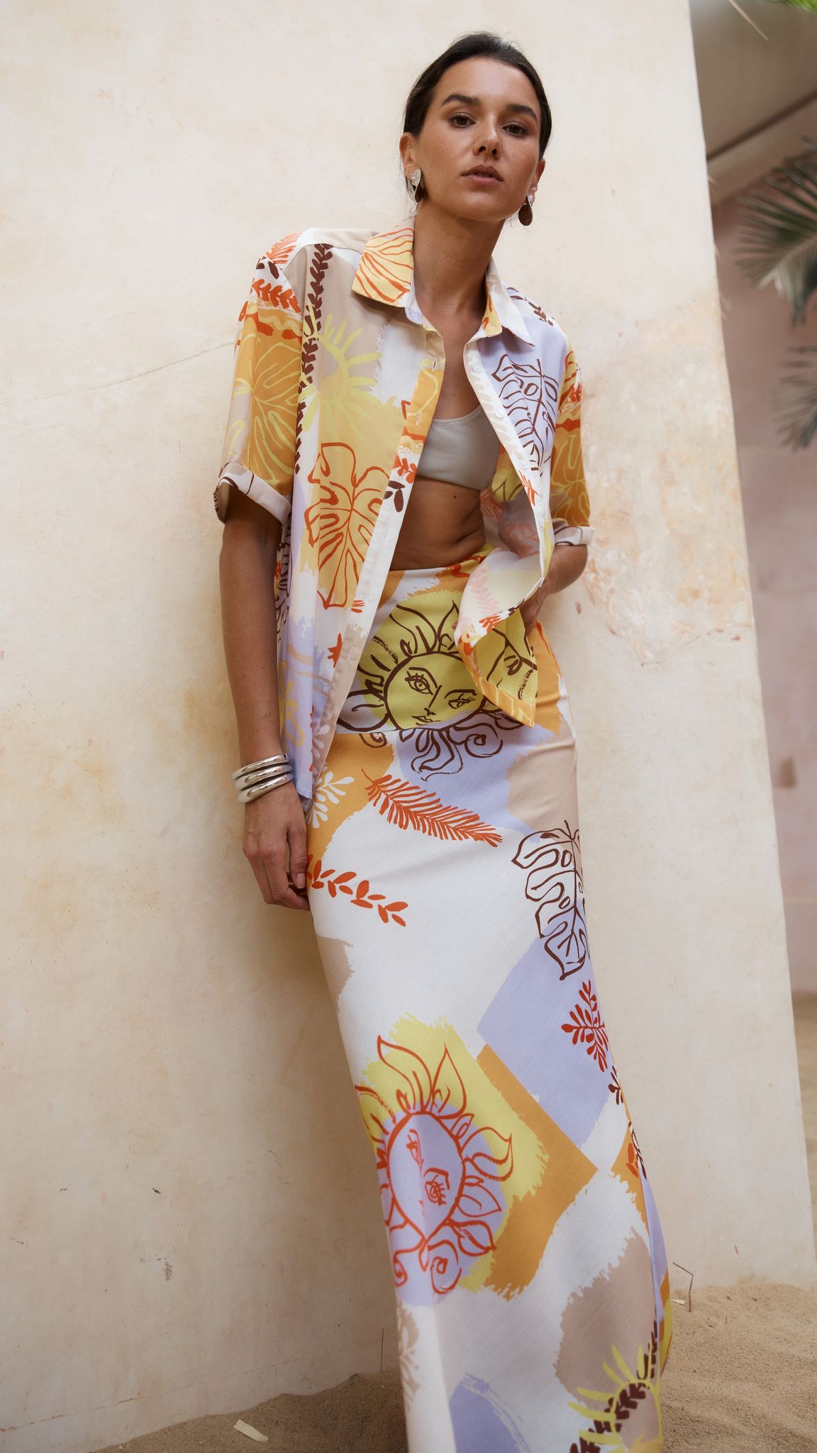 Palama Maxi Skirt - Palama Print