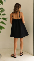 Annelise Mini Dress - Black