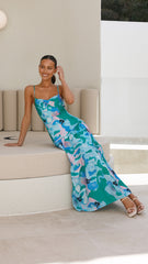 Belina Midi Dress - Blue