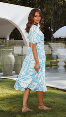 Blake Midi Dress - Vienna Print