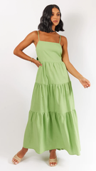 Astrid Maxi Dress - Apple Green