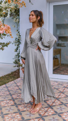 Angelina Midi Dress - Olive