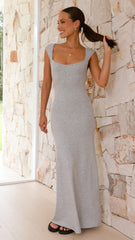 Tango In Tulum Maxi Dress - Grey
