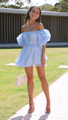 Malery Mini Dress - Blue