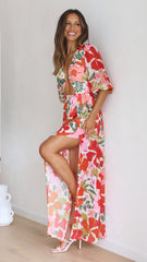 Del Mare Maxi Dress - Floral