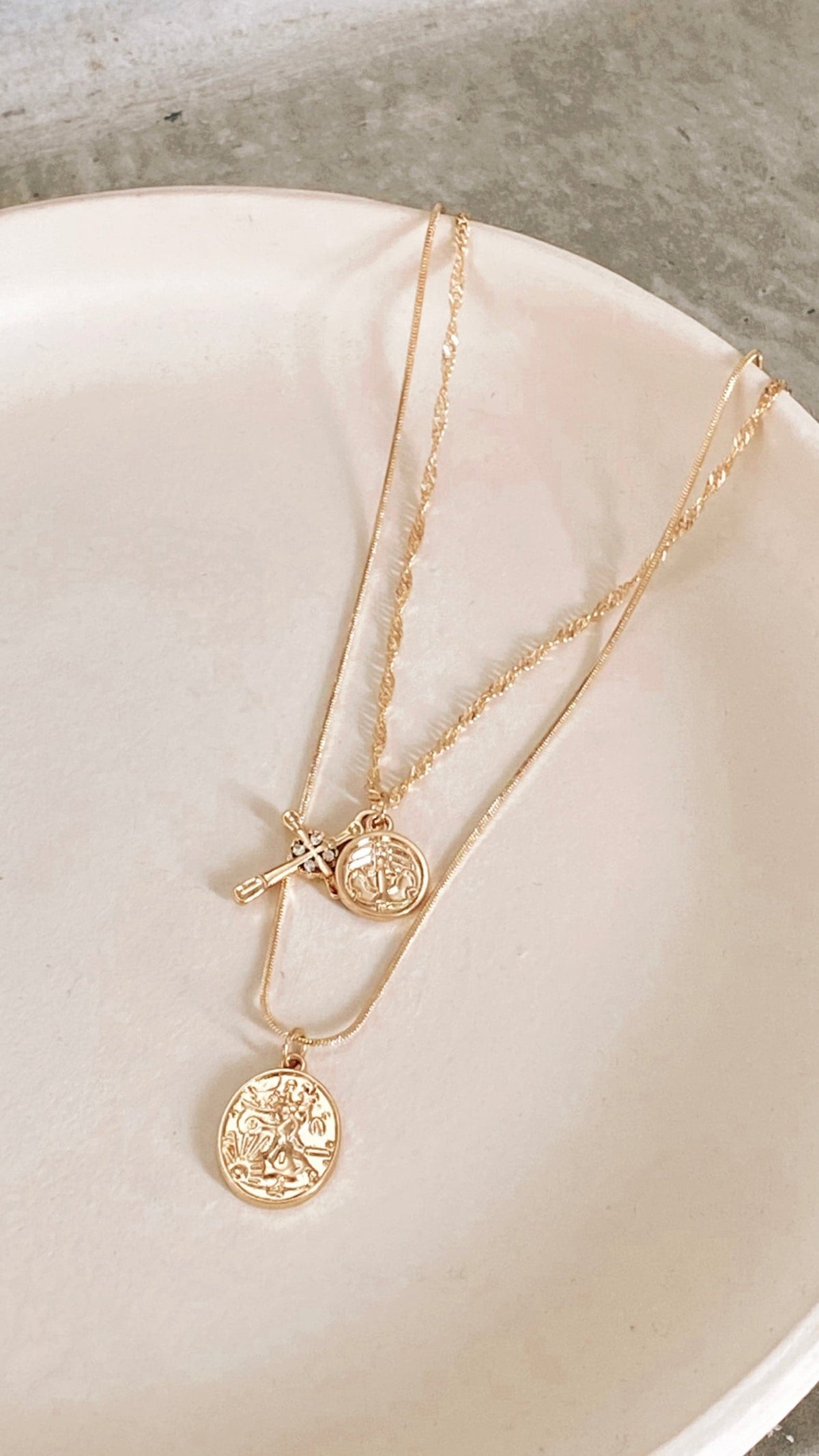 Cordalia Necklace - Gold