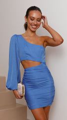 Soho Mini Dress - Blue