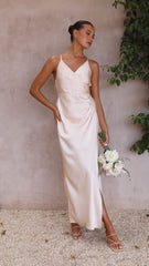Faith Maxi Dress - Champagne