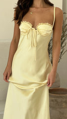 Saskia Maxi Dress - Yellow