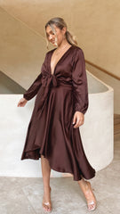 Starry Nights Dress - Chocolate