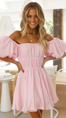 Adi Mini Dress - Pink