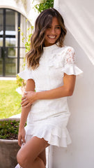 Monty Mini Dress - White