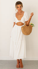 Sami Maxi Dress - White
