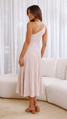 Mia Midi Dress - Beige