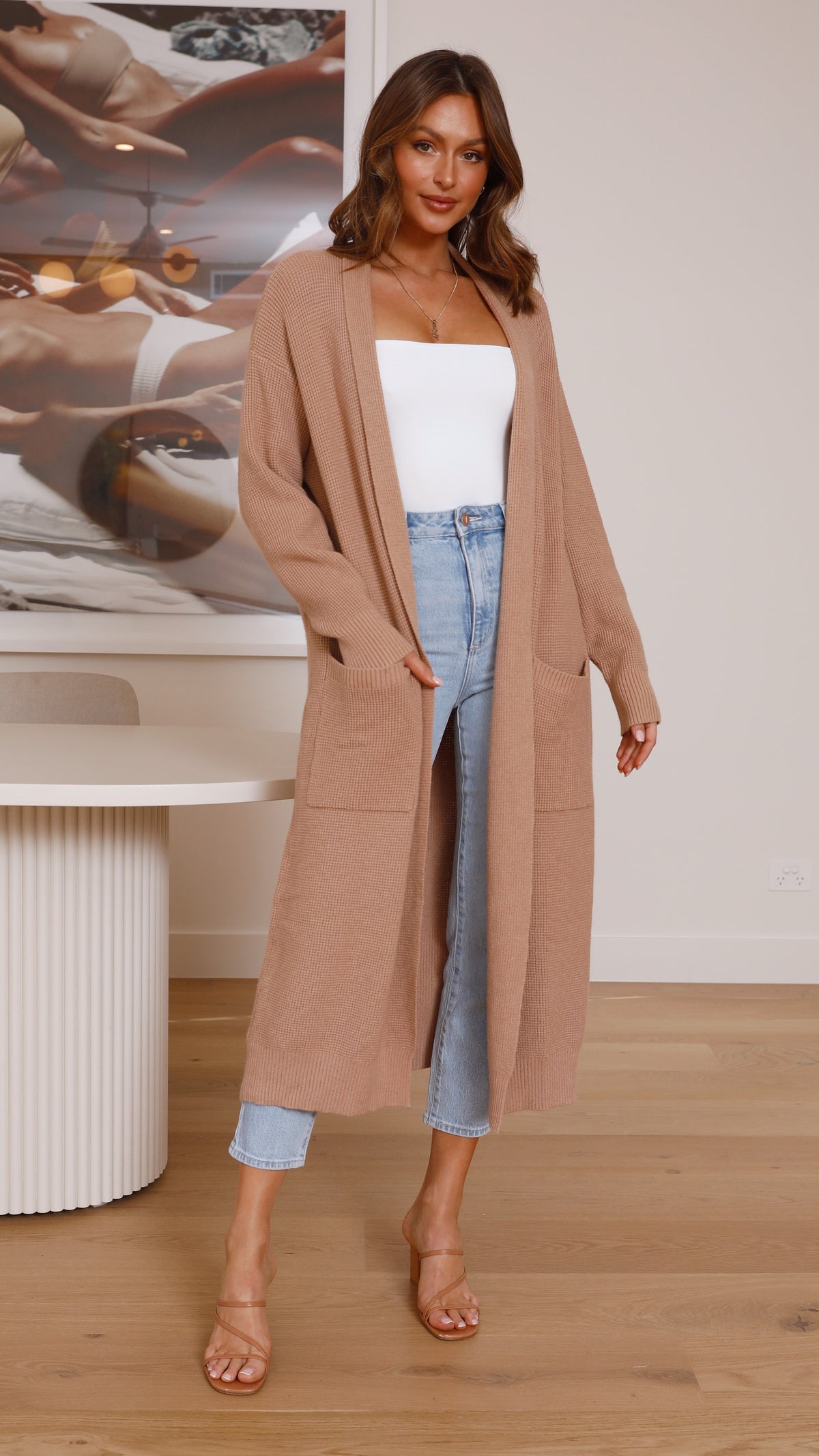 Nadine Cardigan - Tan