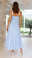 Carlita Maxi Dress - Blue