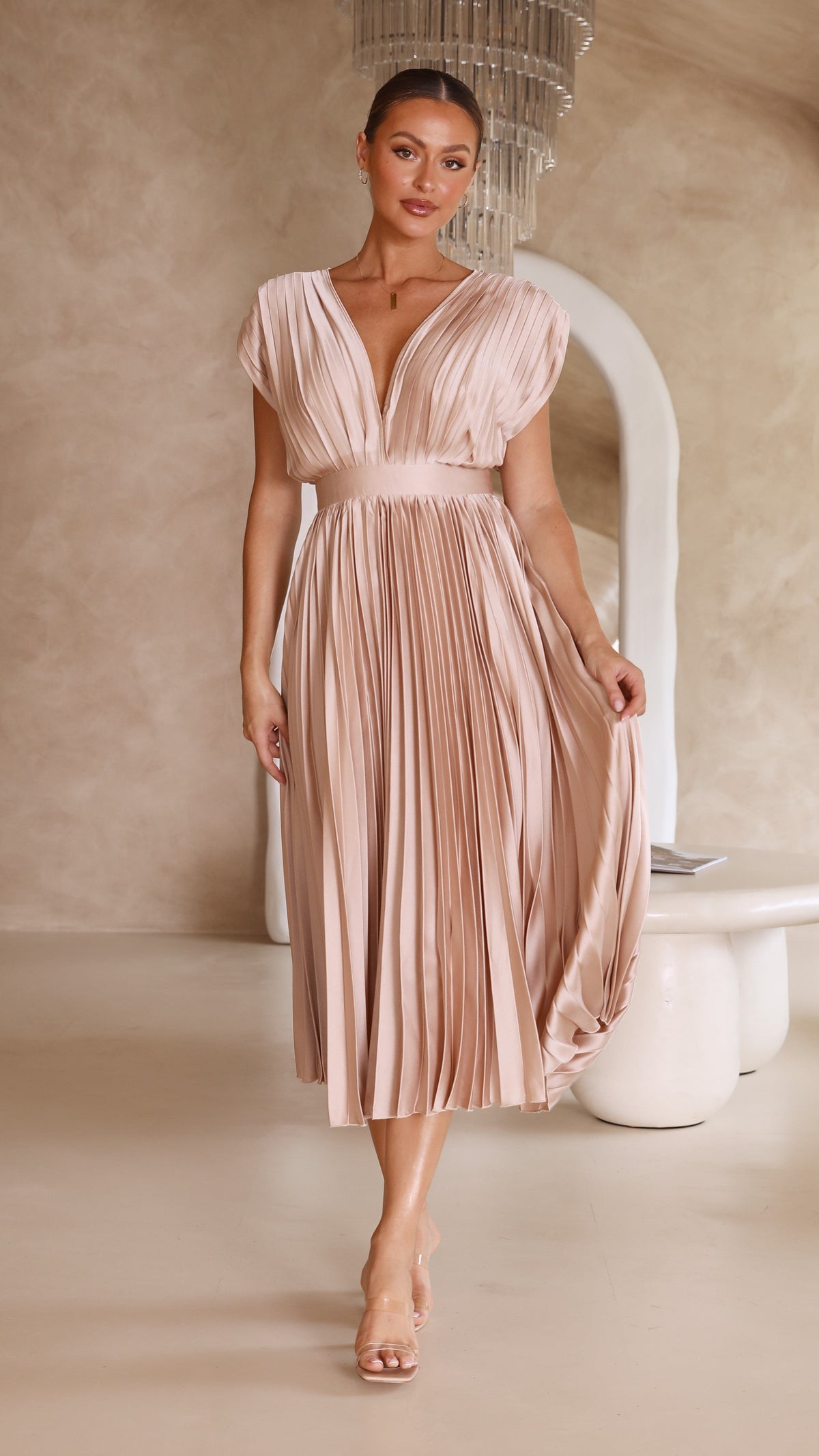 Gina Maxi Dress - Champagne